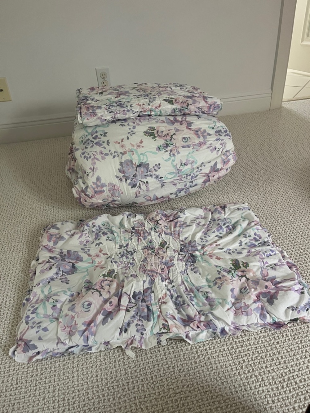 LoveShackFancy floral twin Bedding with shams